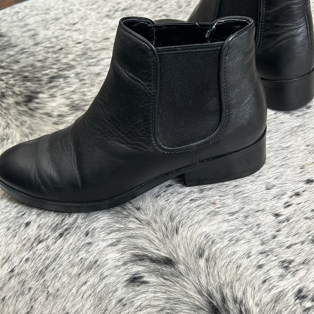 Cole Haan Chelsea black leather boot